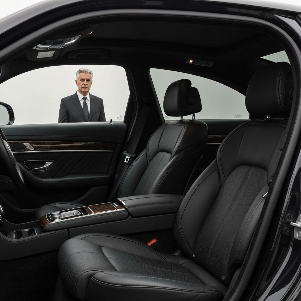 Luxury car interior